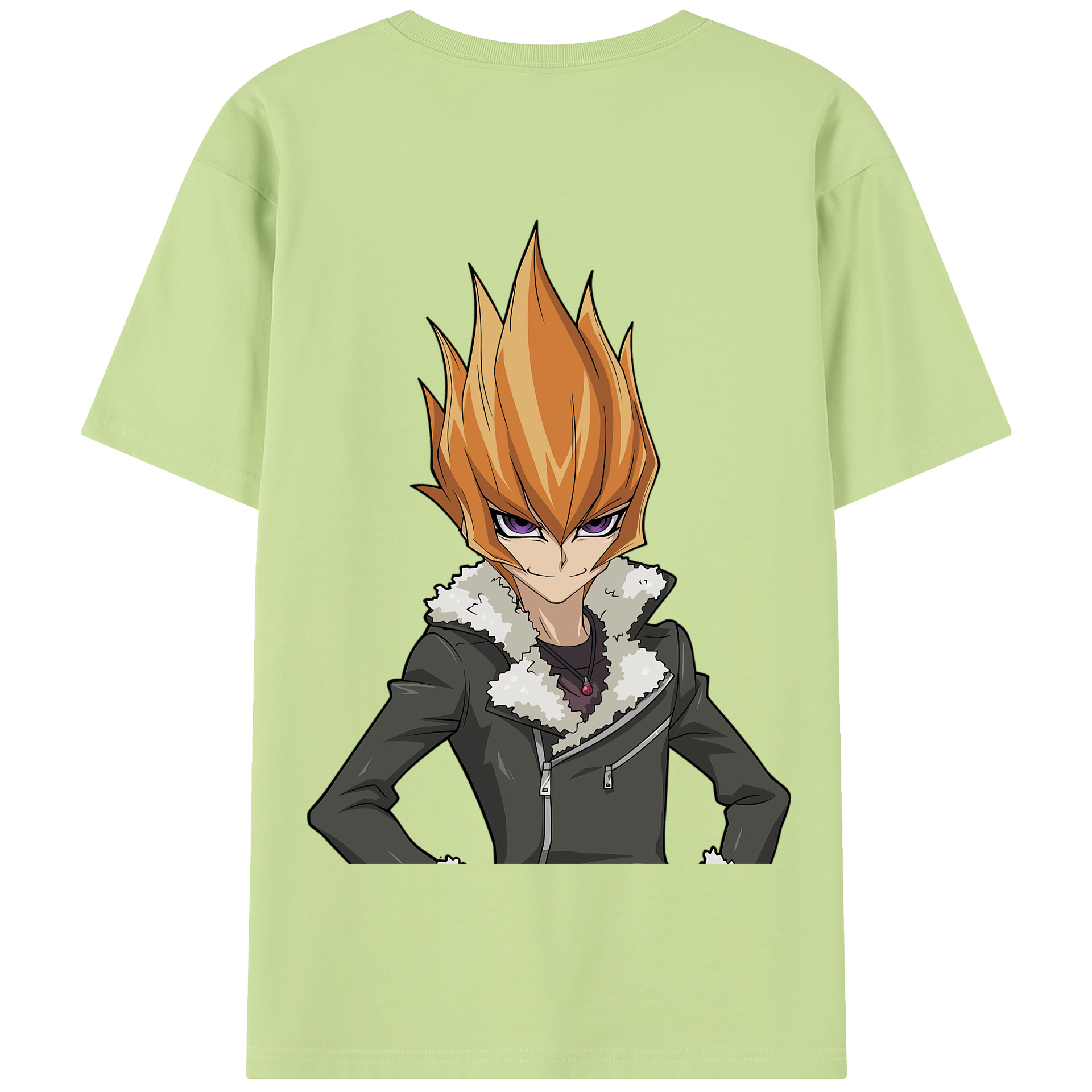 （画像用） 遊☆戯☆王 Yu-Gi-Oh! 綿100％半袖Tシャツ（背面プリント）